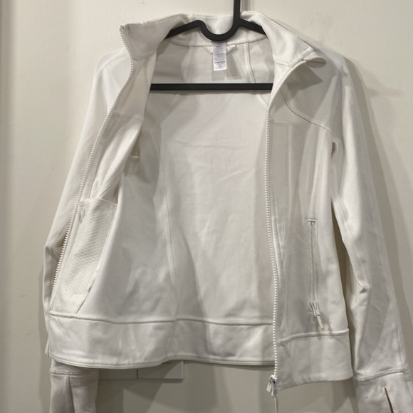 Lululemon Ivivva Girl Jacket white size 8 - Picture 11 of 11